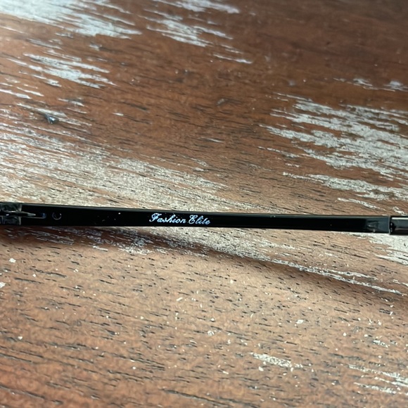 Fashion Elite black metallic full rim sunglasses NWT - Picture 3 of 16